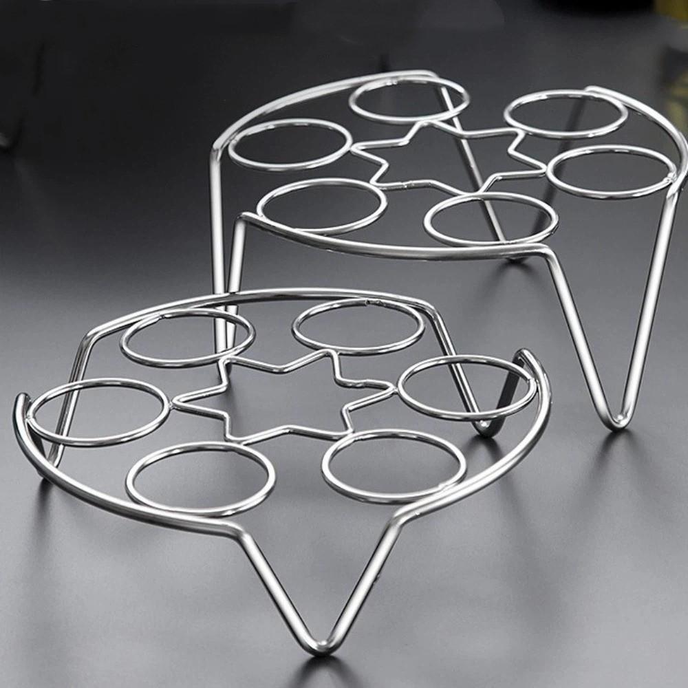 1/2PCS Efficient Egg Cooking Rack Heat-Resistant Food Steamer Shelf Steaming Tray  Kitchen