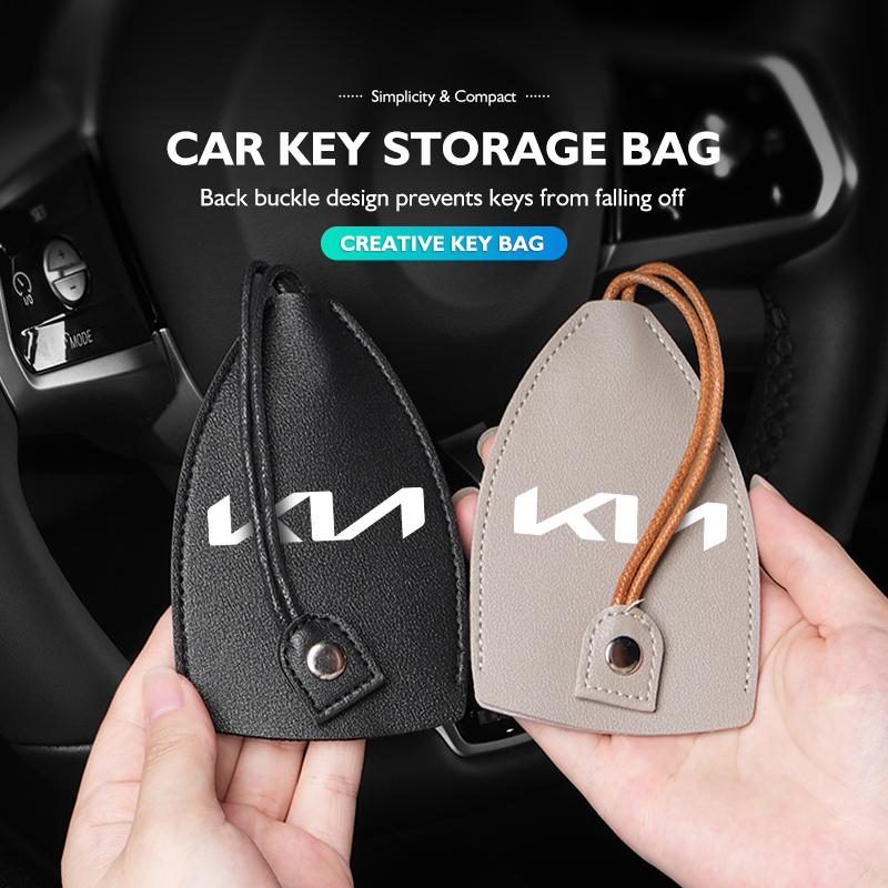 AEK4   Multifunction Car Key Scratch Protective Case Keys Storage Holder Auto Accessories For KIA Stinger Optima Cerato Soul Venga
