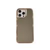 Electroplated iPhone 16/17 Pro Max Case with Makeup Mirror and Large Hole Design
