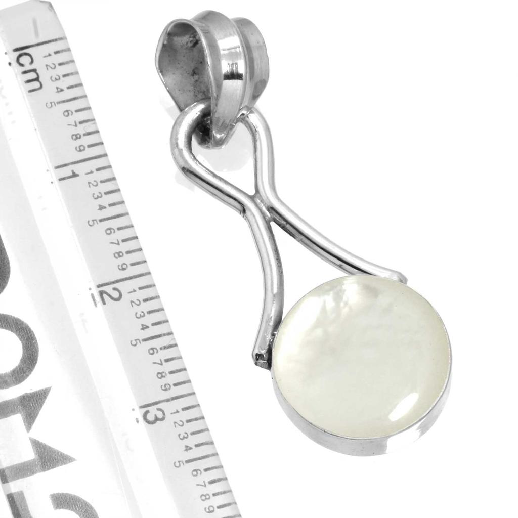 925 Sterling Silver Pendant Women Gemstone Handmade Jewelry Birthday Gift Blue Green Purple Copper Turquoise Pearl Lapis Mother Of Pearl Cocktail