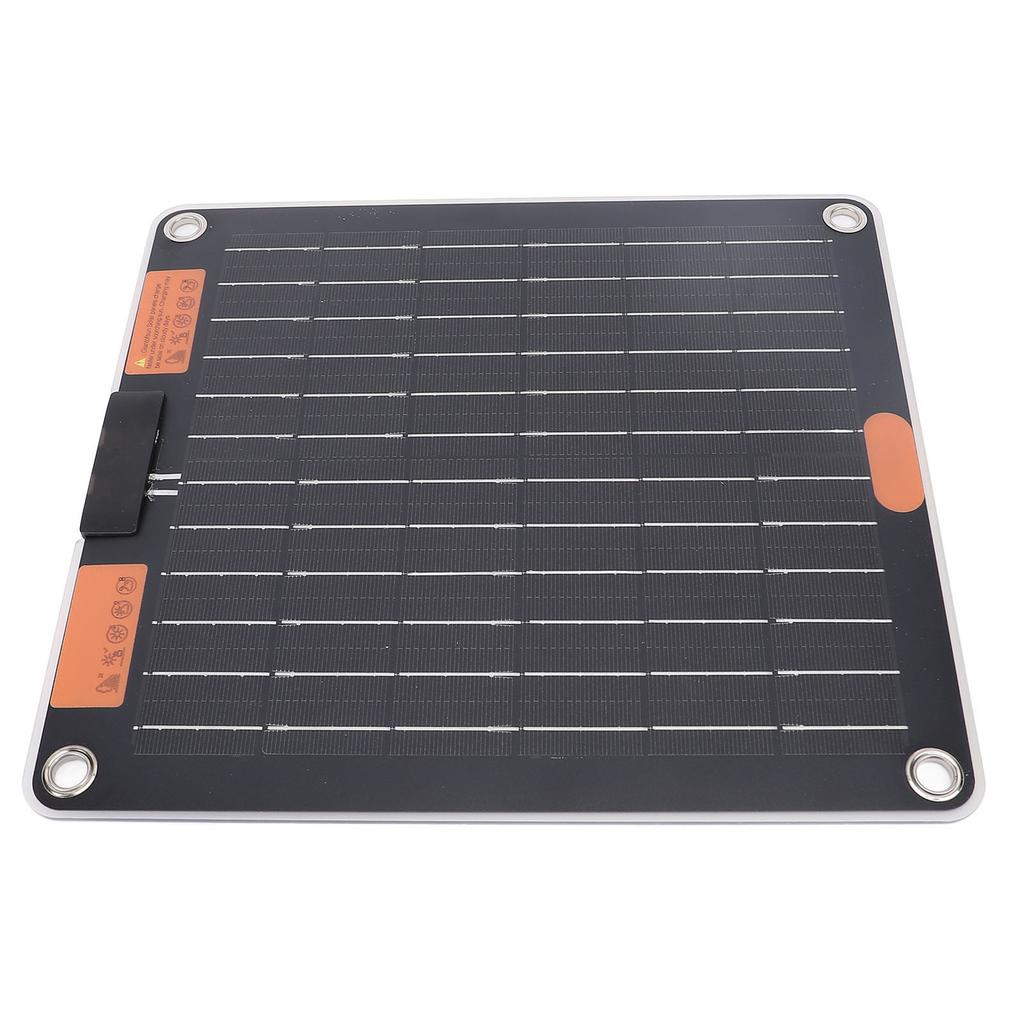 Solar Panel Double Sided 20W Dual TYPE C Output 5V 2A Ultra Thin Portable Solar Panel for Travel