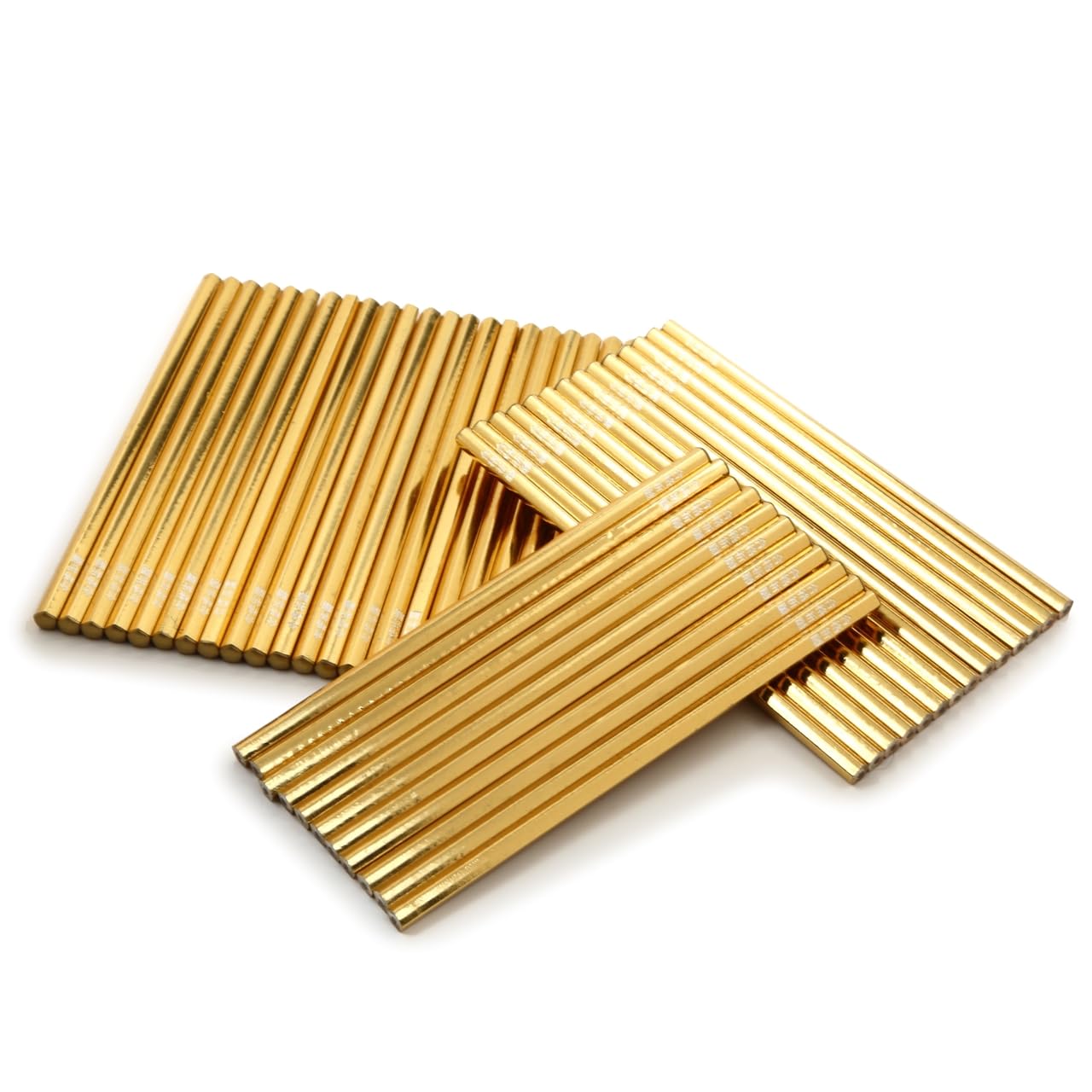 

60 шестигранных карандашей HB для удачи на экзаменах, сделано в Японии, золото, цвет, форма, золотой