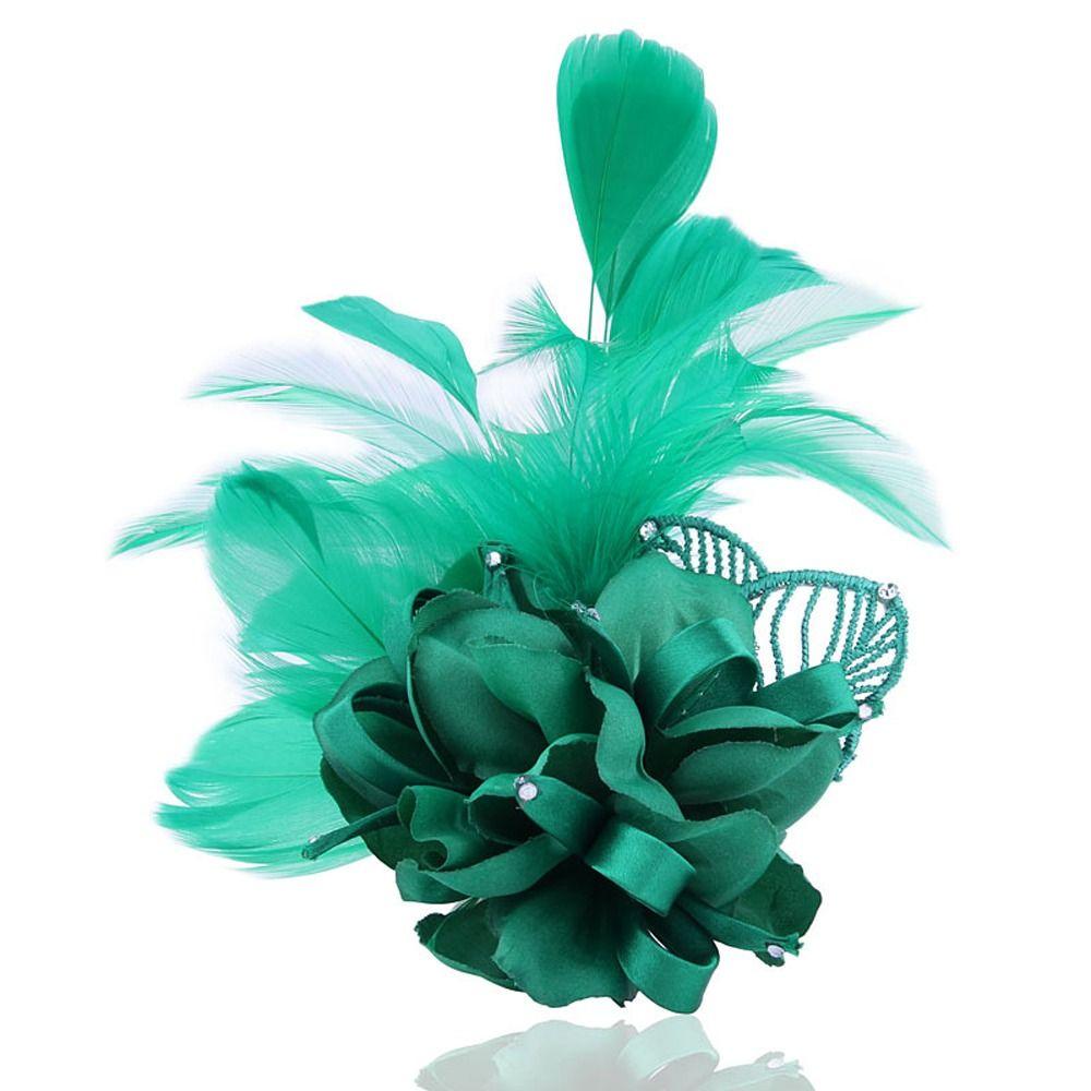 

Feather Niche Design Cloth Vintage Brooch Women Flower Brooch Wedding Jewelry Korean Style Brooch