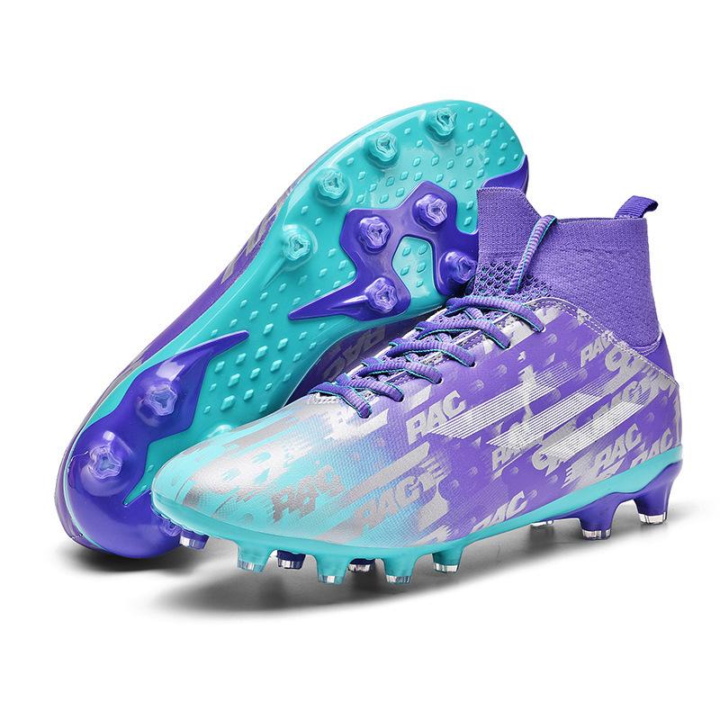 Fußballschuhe Herren High-Top Kurze Stollen Trainingsschuhe für Grundschüler Lange Stollen Jugend Kunstrasen Kinder Training