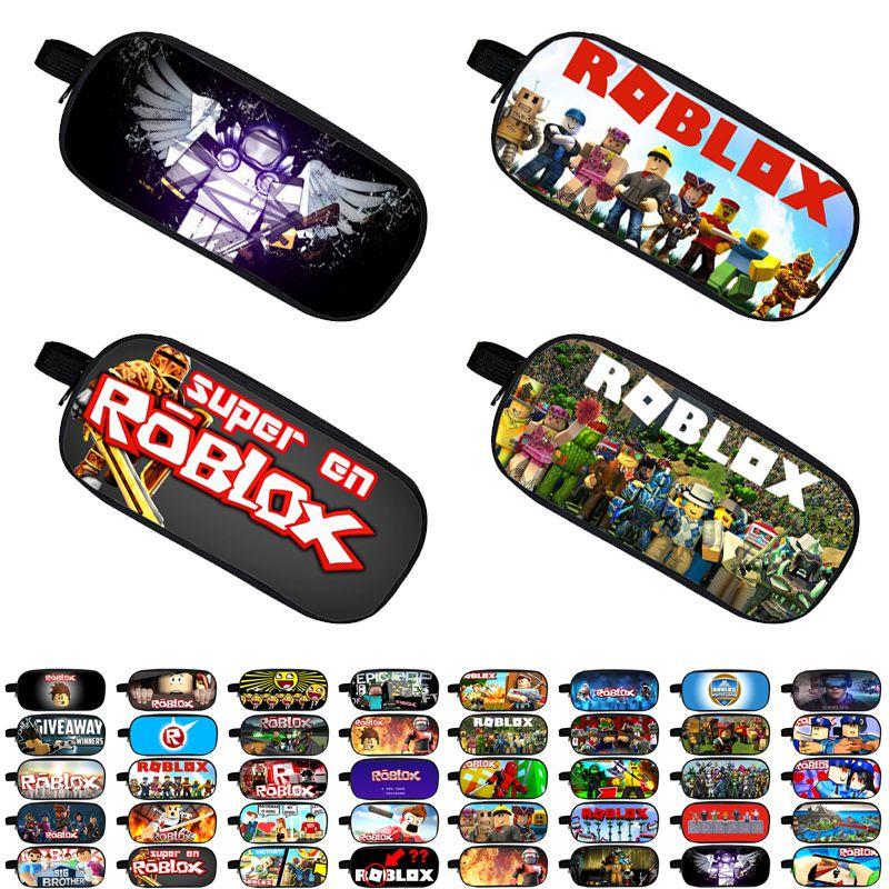 Roblox Cartoon Pencil Case For Boys And Girls With Durable Material**
