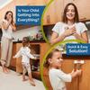 Baby Safety Lock Drawer Adjustable Child Safety Strap Locks No Drilling Multi-Purpose Window Locks Cabinets Drawers Doors Latche