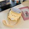 Schoolbag new chef cat backpack, plaid patchwork bread, children's bag, fashionable trendy and cool, kindergarten student backpack