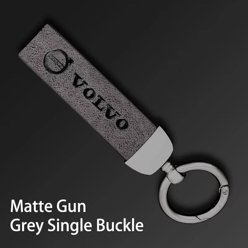 Car Vintage Leather Keychain Auto Logo Key Ring Accessories For Volvo ES90 EC40 EX40 EM90 XC90 V90 V60 XC60 V40 S80 S60 S90 C40