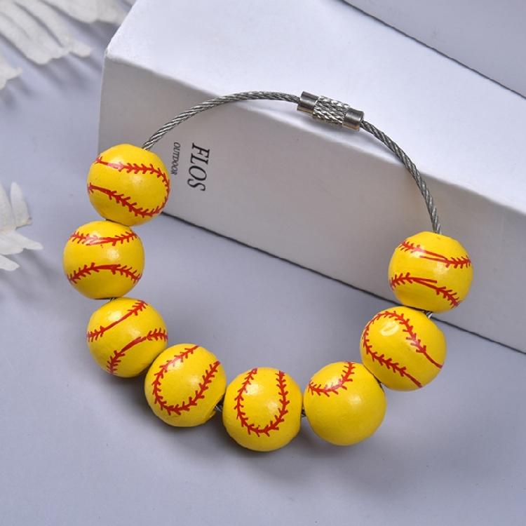 Stylish Accessory Baseball Bag Charm Lightweight Sports Theme Purse Decors Sporty Accessory for Beach and Everyday Bags