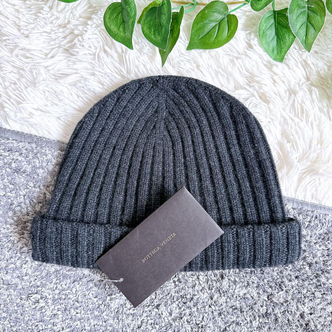 

[USED] Tag attached Bottega Veneta cashmere beanie knit hat
