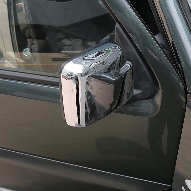 Auto-Rückspiegelschale, Dekorationsabdeckung für Suzuki Jimny 2007–2017, ABS-Außenzubehör, Chrom