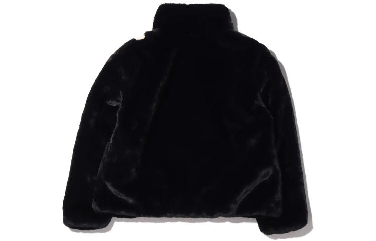 Nike Women'ss Oversized Swoosh Logo Jacket Black/Fossil CU6558-010