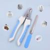 Pet Straight Handle Stainless Steel Nail Scissors Dog and Cat Pet Nail Clipper Cleaning Tool Pet Nail Clipper Set