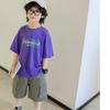 Boys' Short-Sleeve T-Shirt Children'S Loose-Fitting Clothing Boys' Top Suitable For Older Children In Summer