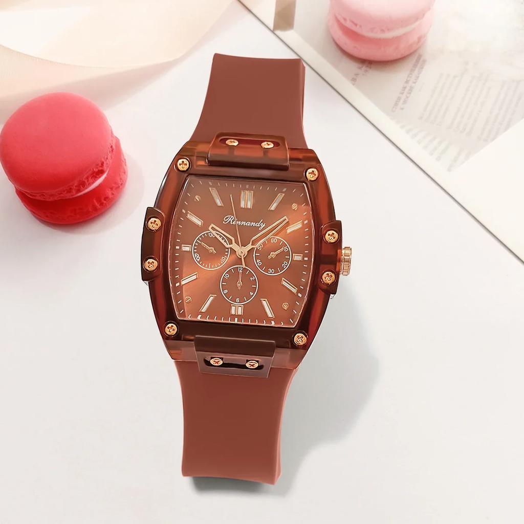 Candy Color Women Watches Fashion Luxury Brand Women Watch Silicone Strap Quartz Wristwatch Ladies Clock Gift Relogio Feminino