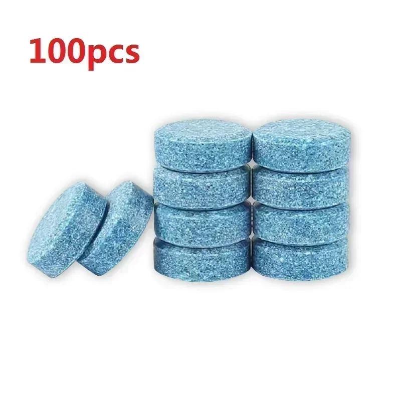 2-100PCs Car Vehicles Windshield Solid Soap Piece Window Glass Washing Cleaning Paint Protective Foil Effervescent Tablets Wash