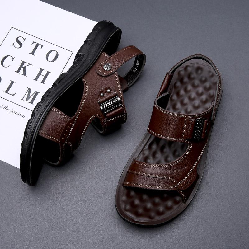 Sandali Estivi Primaverili Sandali Outdoor Casual Fondo Spesso Antiscivolo Scarpe da Spiaggia Sandali Ciabatte Uomo Doppio Uso