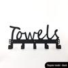 No-Drill Wall-Mounted Clothes & Towel Hook Rack
