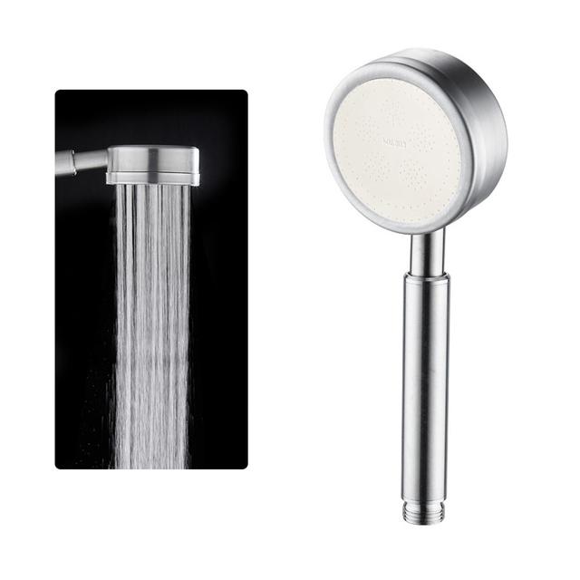 

Топ 1 Черная ручная душевая лейка 304 Нержавеющая сталь Ванная комната Под давлением Дождевой Спа Экономия воды Душевая лейка Аксессуары для ванной