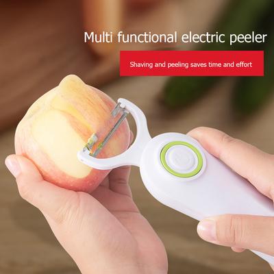 Mini Electric Peeler with 3 Cutter Heads Electric Peeling Machines USB Rechargeable Stainless Steel for Sweet Potatoes Tomatoes