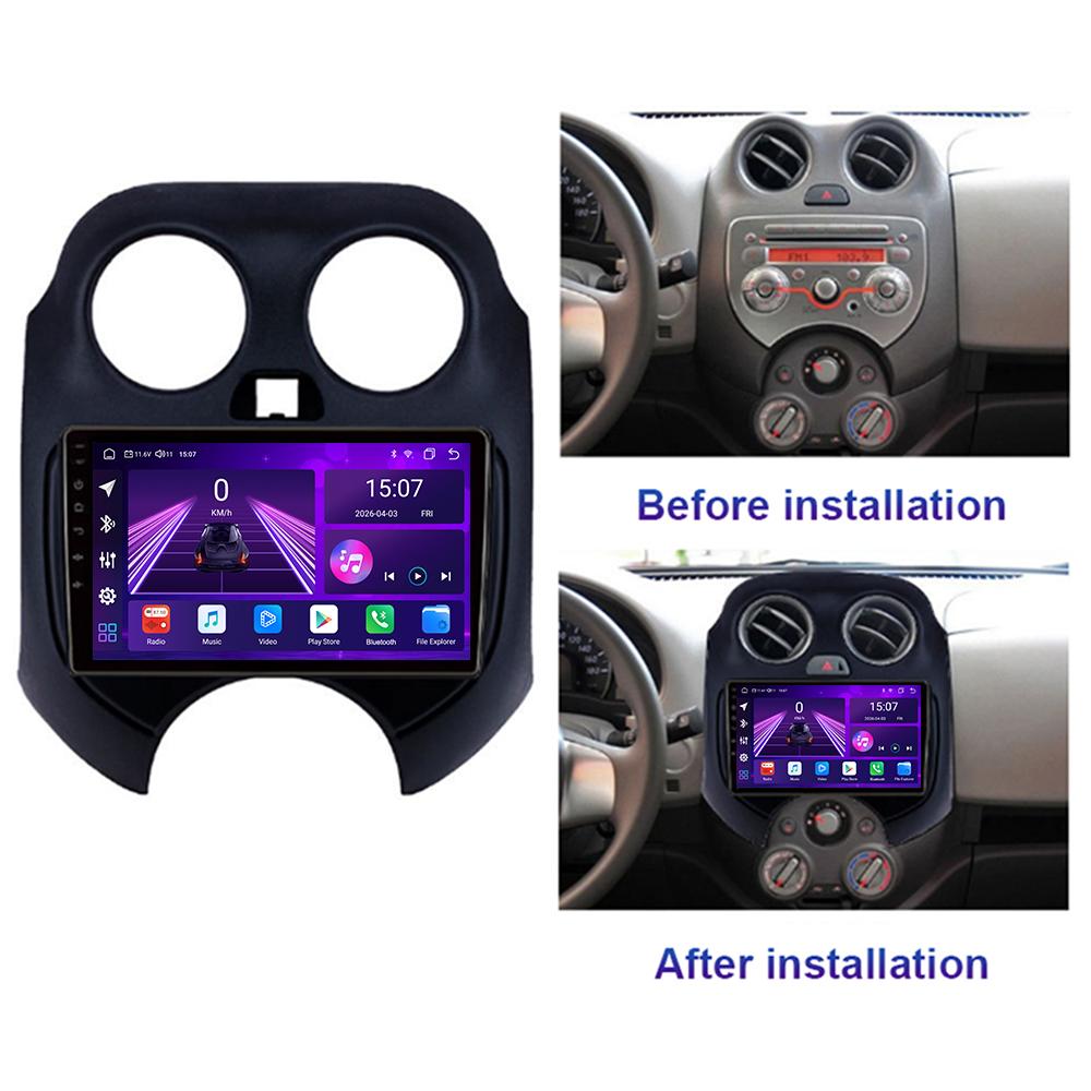 Android Car-Play Car Radio For Nissan March 2010-2013 Multimedia Player Head Unit Stereo GPS Navigation BT WIFI,8 CORE ,2+32GB