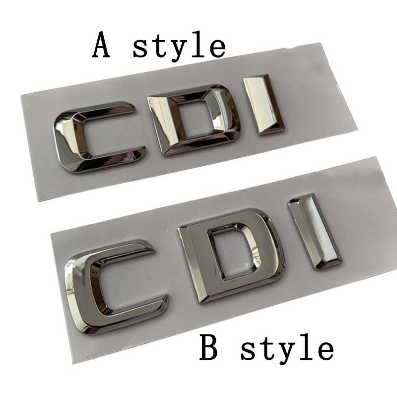 For Mercedes-Benz C-Class E-Class S-Class CGI CDI letter label ABS car sticker S350L E260L C200 rear tail label sticker FS1