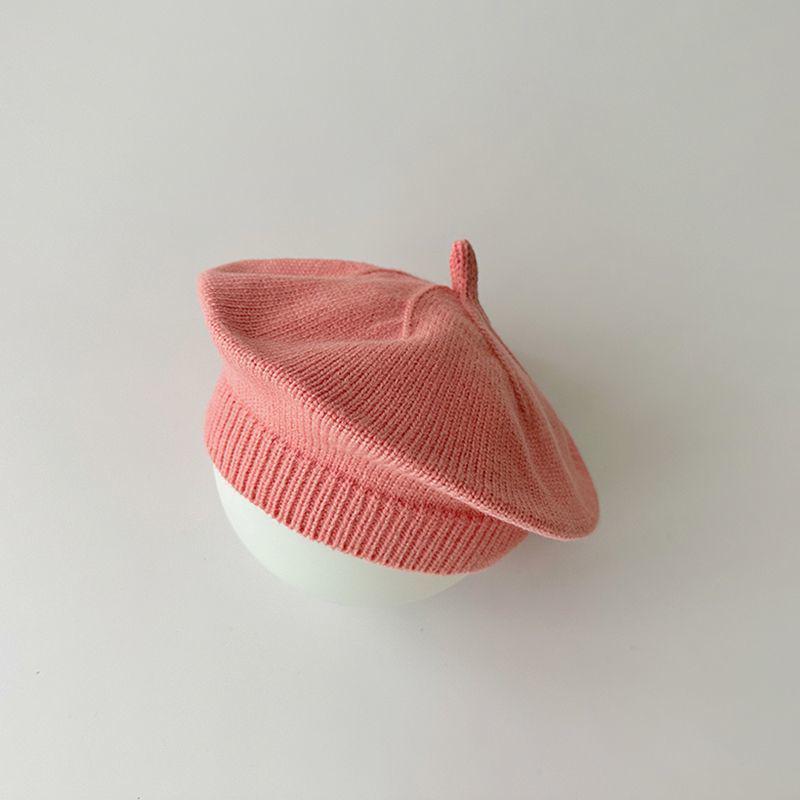 Unisex Wool Knitted Baby Beret - Thin Style for Spring & Autumn