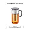 SAMADOYO Glass Teapot with Magnetic Lid & Filter