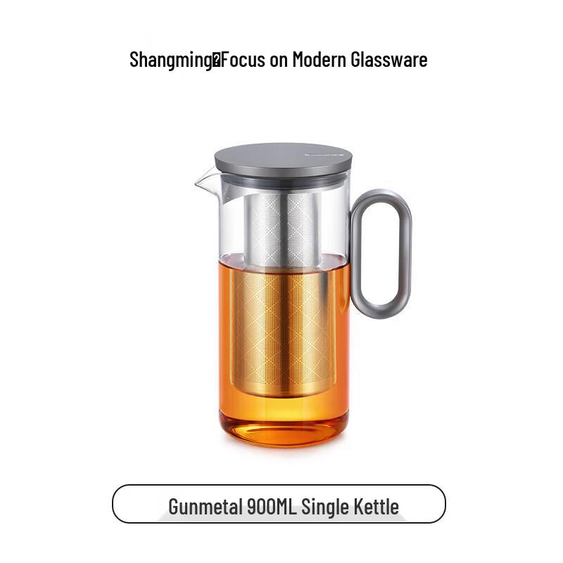 SAMADOYO Glass Teapot with Magnetic Lid & Filter