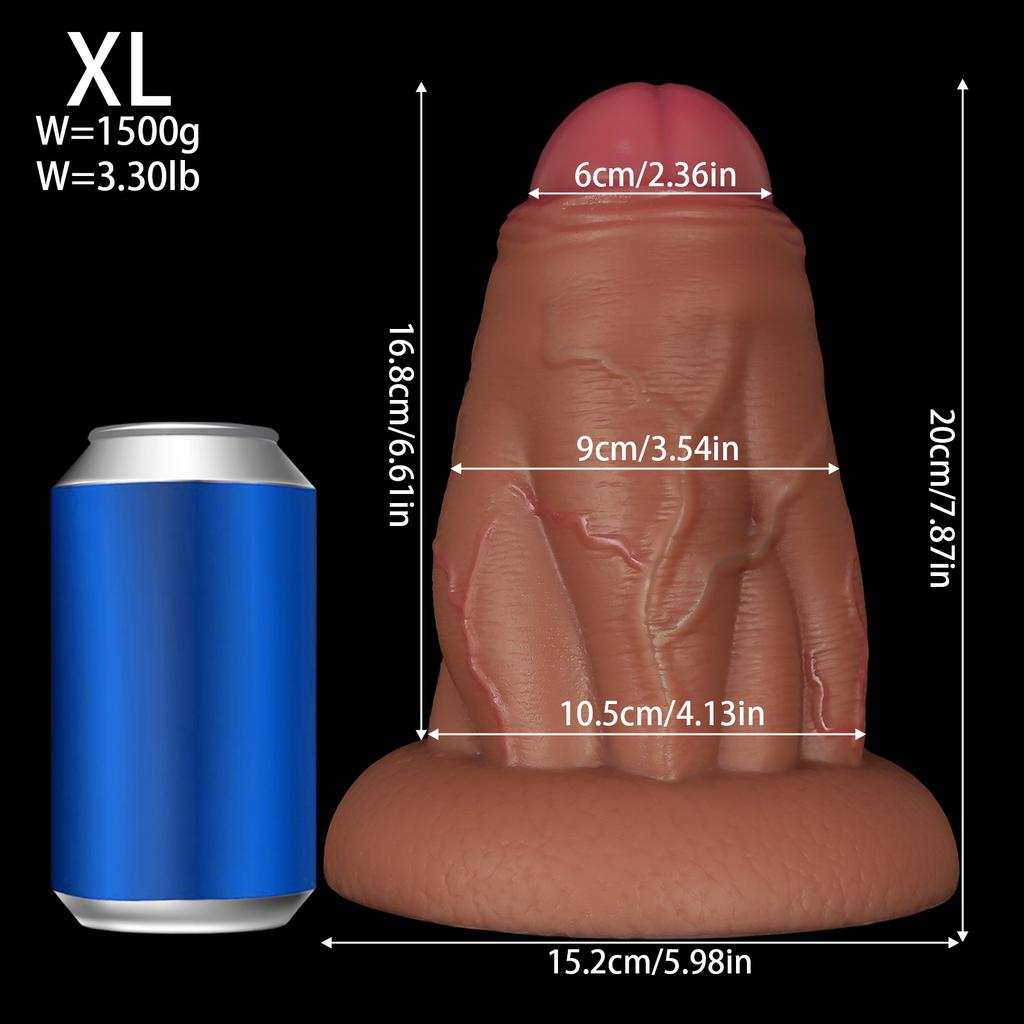 XXL Silicone Butt Plug Dildo Masturbator Sex Toy Huge Fisting BDSM Femdom Strap On Penis Big Dick Cock