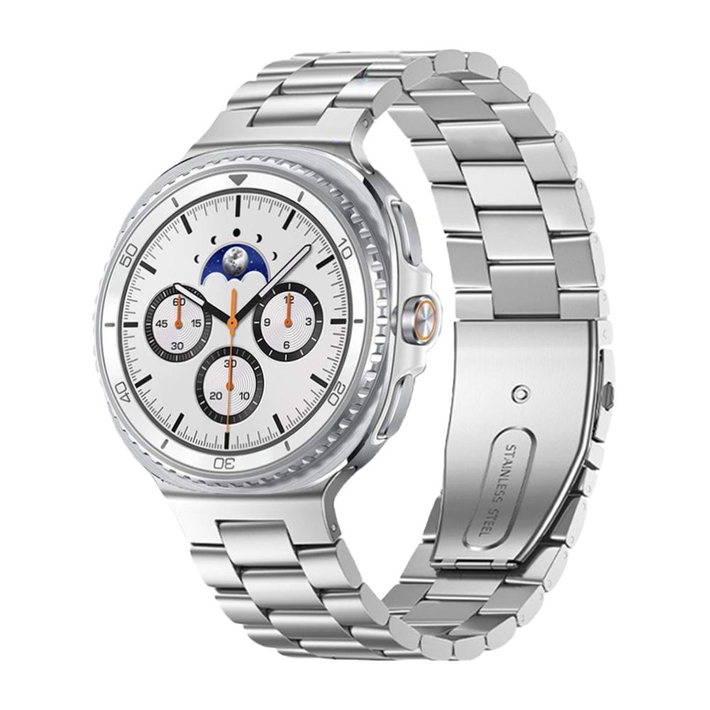 

Титановый ремешок без зазоров для Samsung Galaxy Watch Ultra 2025 47 мм 8 Classic 46 мм Роскошный браслет для Samsung Galaxy 8 40/44 мм Ремешок Galaxy 8classic 46mm серебряный