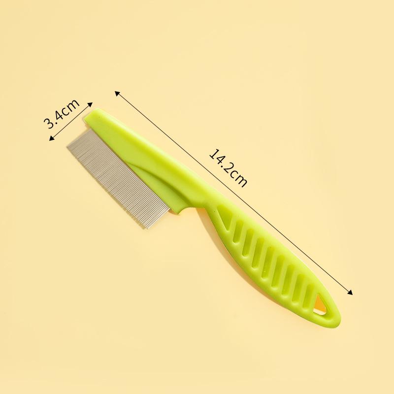 

Long-Haired Cat Comb: Dense Tooth Brush for Knot Removal and Grooming