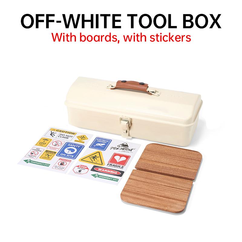 Metal Tool Storage Box, Portable Sturdy and Shock-resistant Suitcase, Waterproof and Moisture-proof Camping Sundries Storage Box
