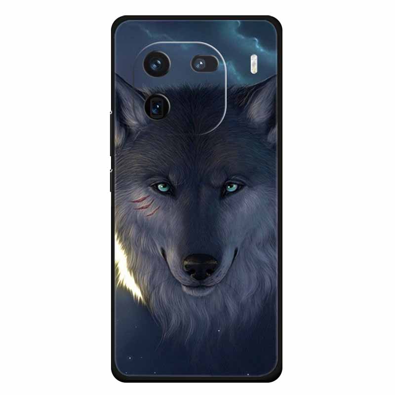Für Vivo Iqoo 12 Hülle Weiches Silikon Katze Eule Mode Rückseitenabdeckungen für Vivo iQOO 12 Pro Hüllen Marmor Stoßfeste Handyhüllen Iqoo12