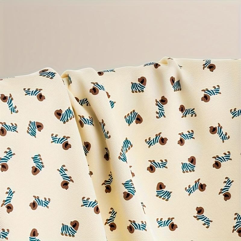Large Capacity Storage Bag for Clothes Featuring A Cute Dog Pattern, Foldable To Save Space, Suitable for Organizing Luggage During Travel or Moving