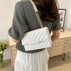 Commuter Large Capacity Fashionable One-shoulder Crossbody Bag Chain Armpit Bag Spring and Winter New Small Square Bag for Women