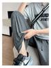 Women's Summer High-Waisted Wide-Leg Slimming Pants - Plus Size, Sun Protection, Loose Fit, Casual Style
