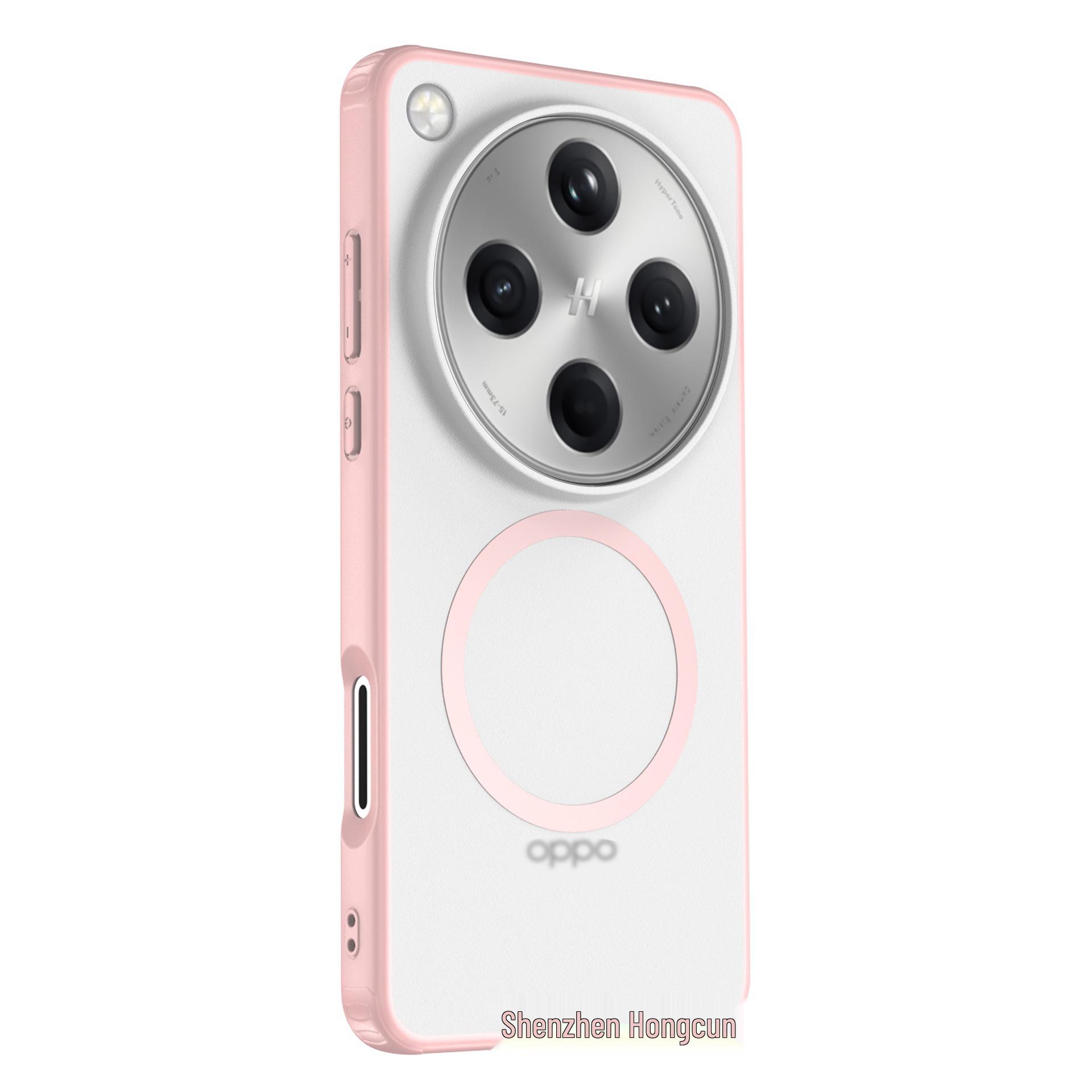 Магнитный чехол-броня OPPO Find X9 Pro/Realme GT7, матовый прозрачный, противоударный Find X9 Pro