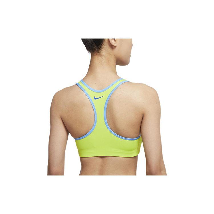 Nike Dri-FIT Swoosh Circa Printed Logo Sports Bra Women Underwear Atomic-Green DM0578-321