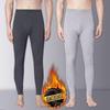 Men's Insulated Non-Shedding Fleece Base Layer Pants - Comfortable, Warm, Dirt-Resistant, Plus Velvet Thickened for Autumn and Winter.