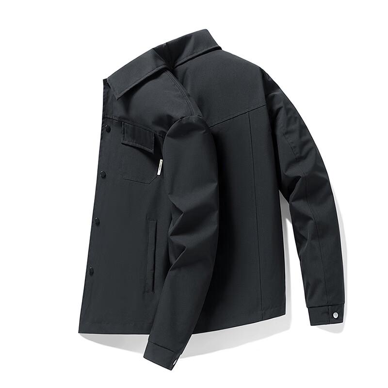 Maoren Men's Casual Lapel Workwear Jacket