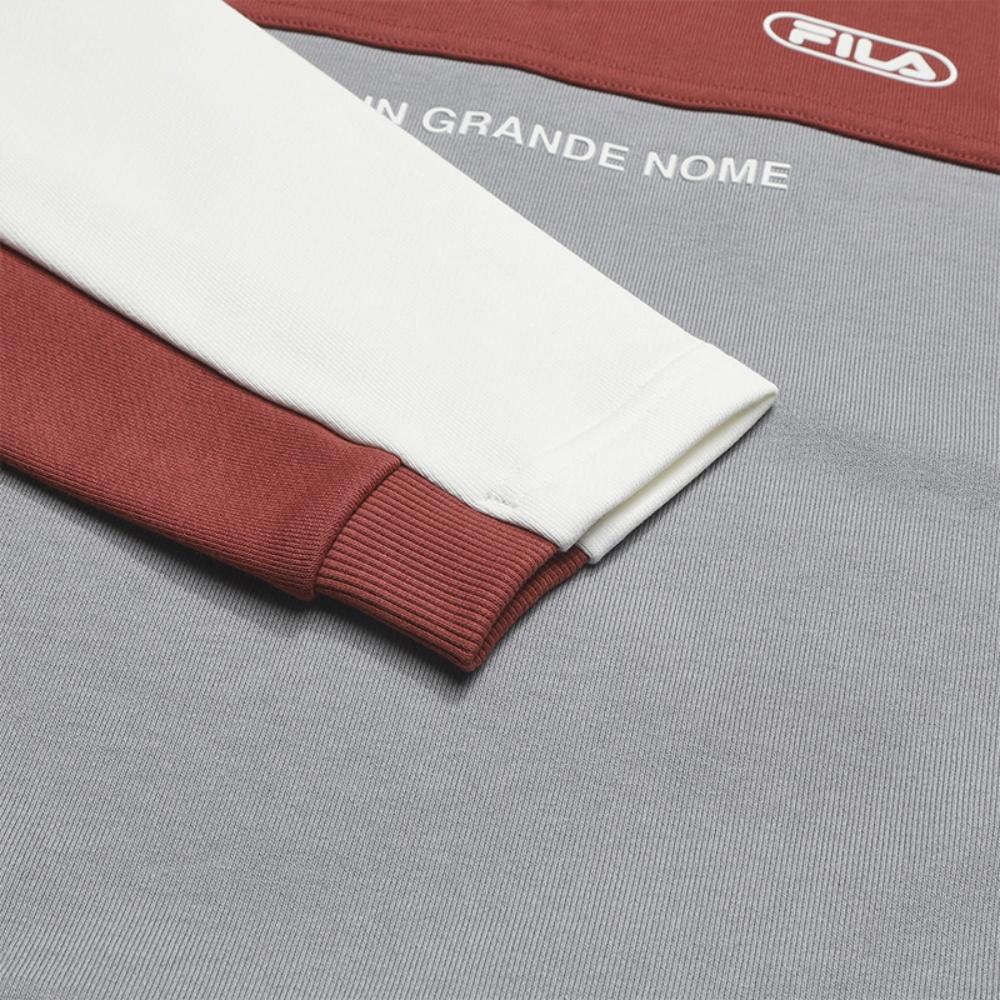 New FILA ORIGINALE Sweatshirt Women's Elegant Gray F11W549220FGY