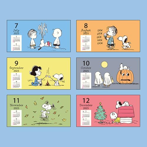 Sanrio Wandkalender horizontal 2025 Snoopy Wandbehang 452939