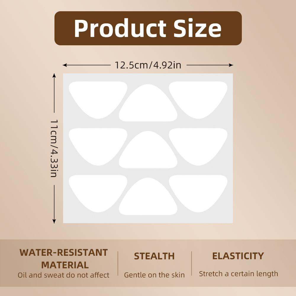 90 Stück Silikon-Anti-Falten-Pflaster, Geeignet für Stirn und Lachfalten, Parfümfrei, Alkoholfrei, Hautpflege