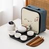 Portable Ceramic Travel Tea Set