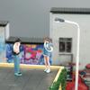 Shoucangjia Hand-painted 164 Scale Figure Miniature Figurine Resin Mini Doll Model Creative Photo Sand Table Scene Prop DIY Landscaping Display,