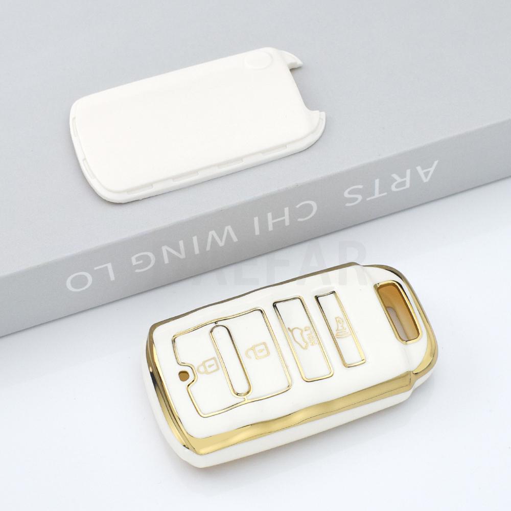 4 Buttons TPU Auto Shell Fob Cover Holder For KIA Cadenza K9 K7 K-04 Sorento K900 and New K7 Car Key Case Keychain Protector