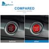 Carbon Fiber for Honda Civic IX Tourer CRV CR-V 4 Accord Accessories Interior Trim Car Engine Start Button Sticker Car Styling