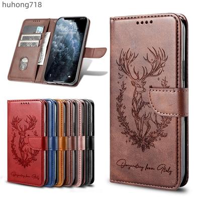 Flip Case for Iphone 13 14 15 16 Plus Pro Max 16E Leather Cover Card Slots Wallet TPU Casing