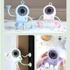 Flexible Bendable Robot Suction Cup Fan Quiet Operation Desk Fan Cartoon Mini Sucker Fan  Daily Use